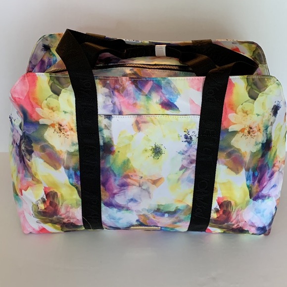 BETSEY JOHNSON. XORUBY. Yellow multicolor, nylon overnight bag. - Picture 4 of 11